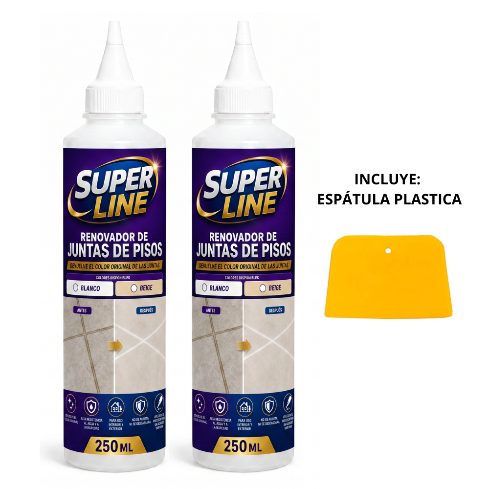Renovador de juntas blanco (kit de 2 envases)