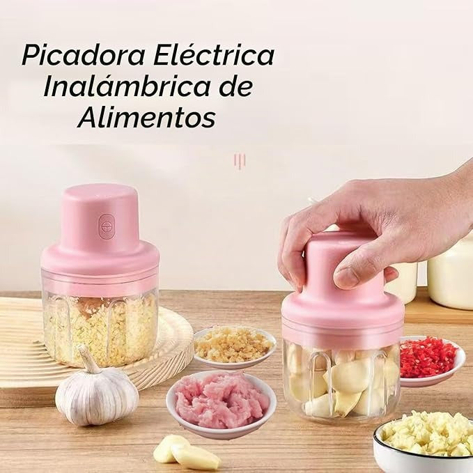 Mini picador eléctrico recargable de 250 ml