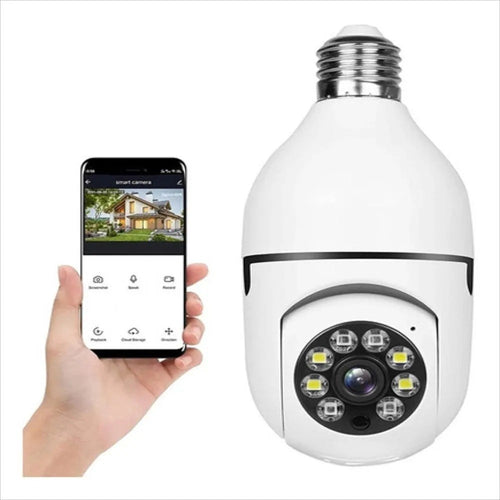 Cámara bombillo wifi 360° (Full HD)