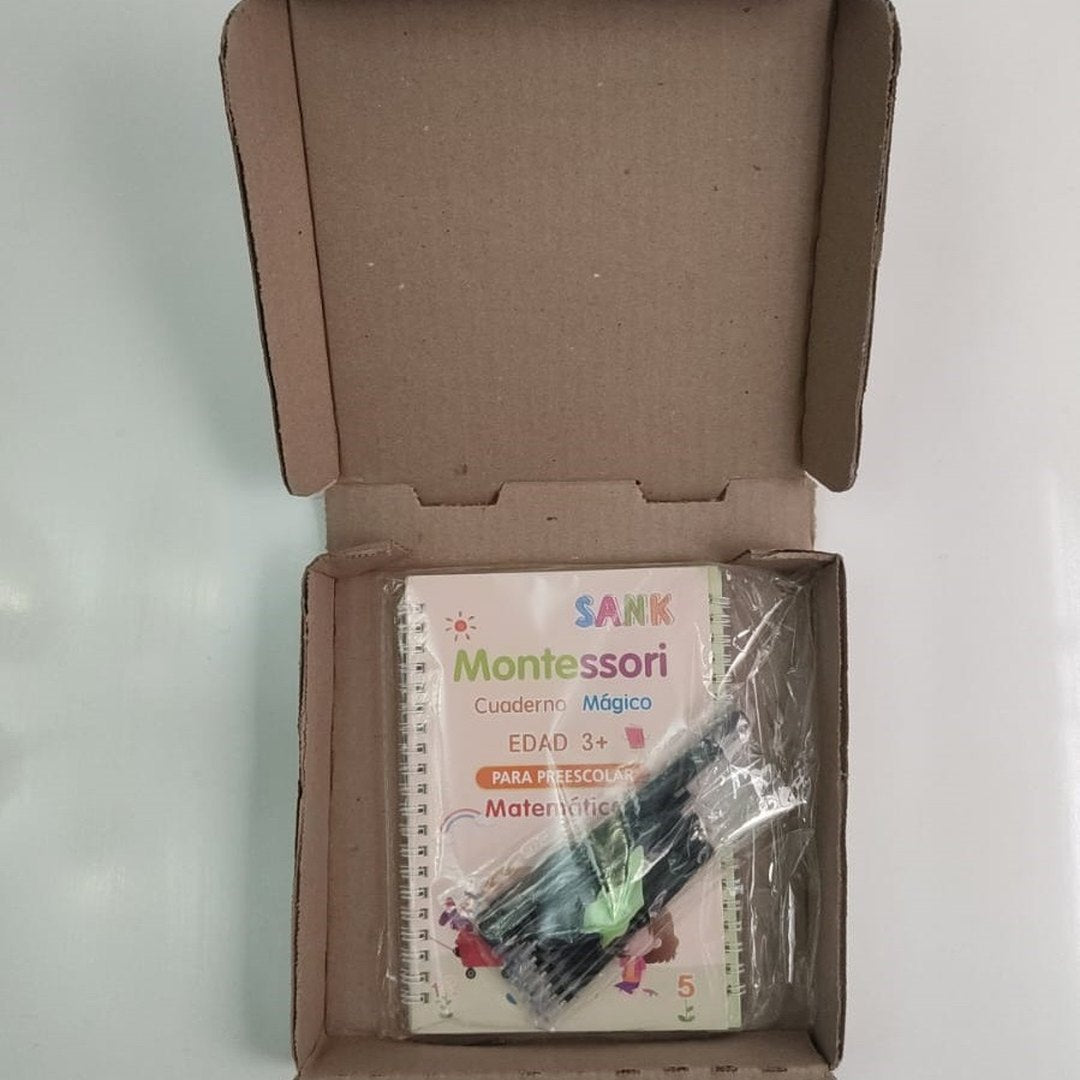 Libros de caligrafía reutilizables (kit de 4 en caja)