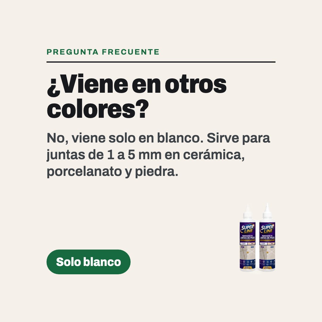 Renovador de juntas blanco (kit de 2 envases)