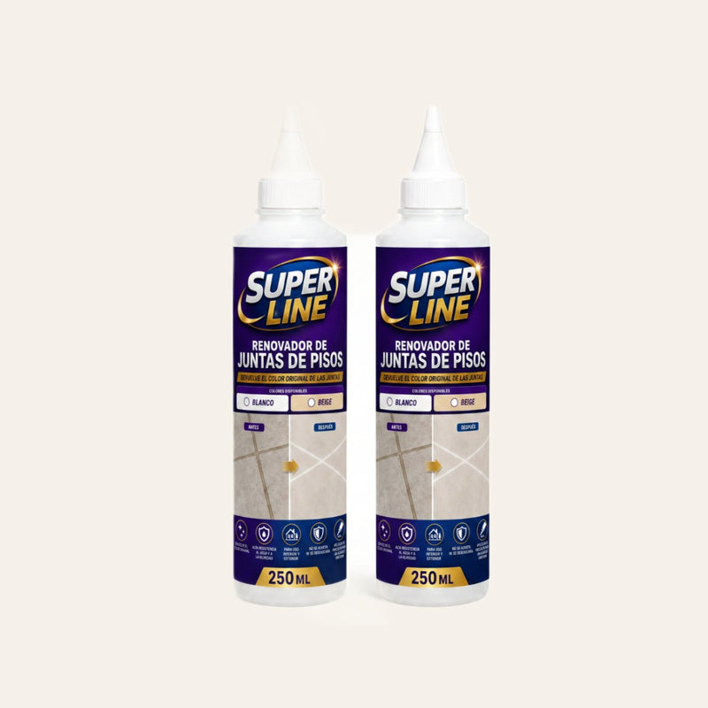 Renovador de juntas blanco (kit de 2 envases)